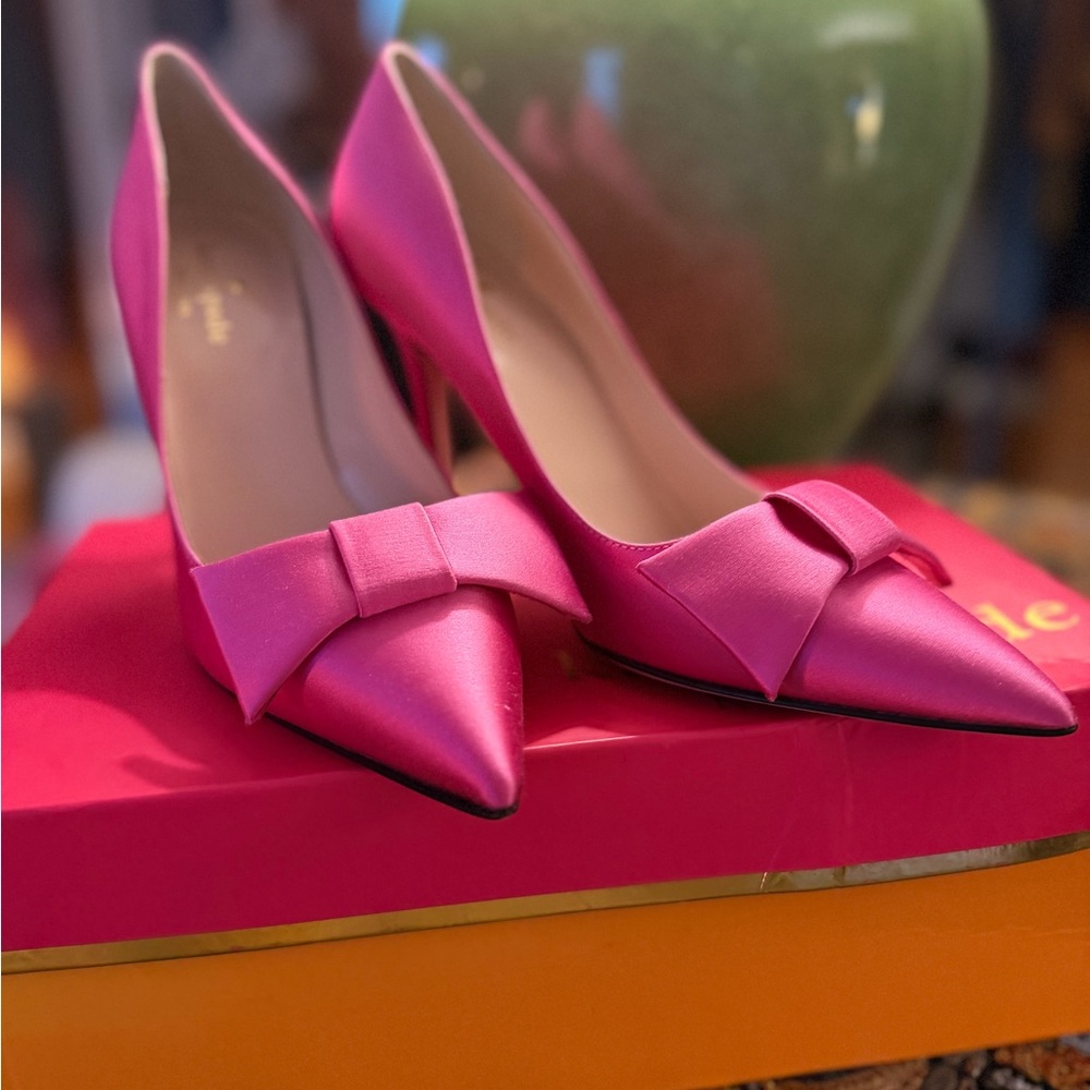 Kate Spade Layla Pink Bow Heels